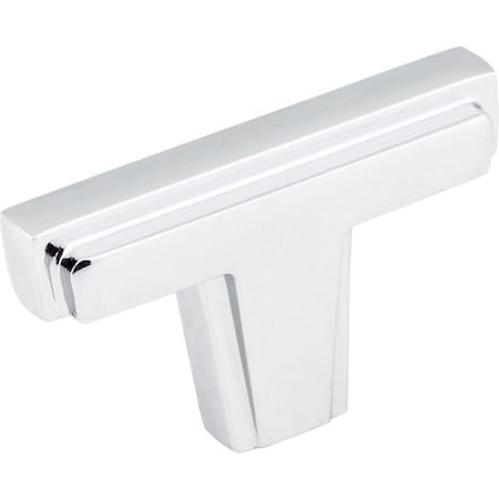 Jeffrey Alexander 2" Polished Chrome Lexa Cabinet "T" Knob 259PC